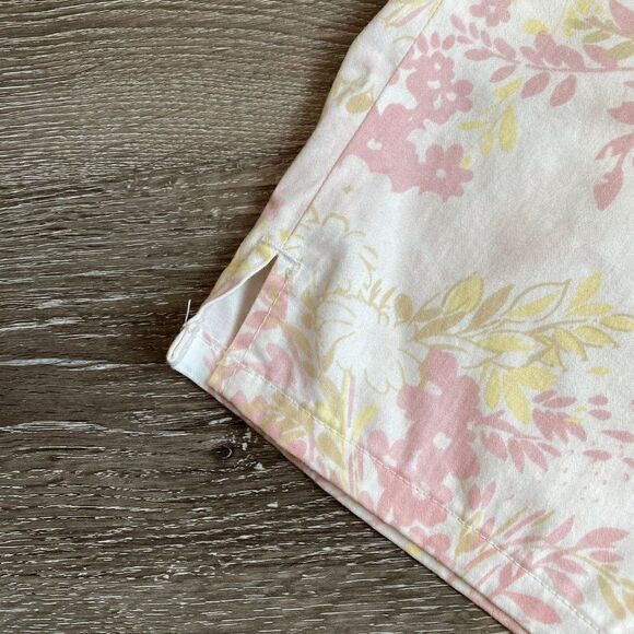 Gloria Vanderbilt Pastel Floral Grandma Core Capris SZ 12 90’s - Picture 8 of 14